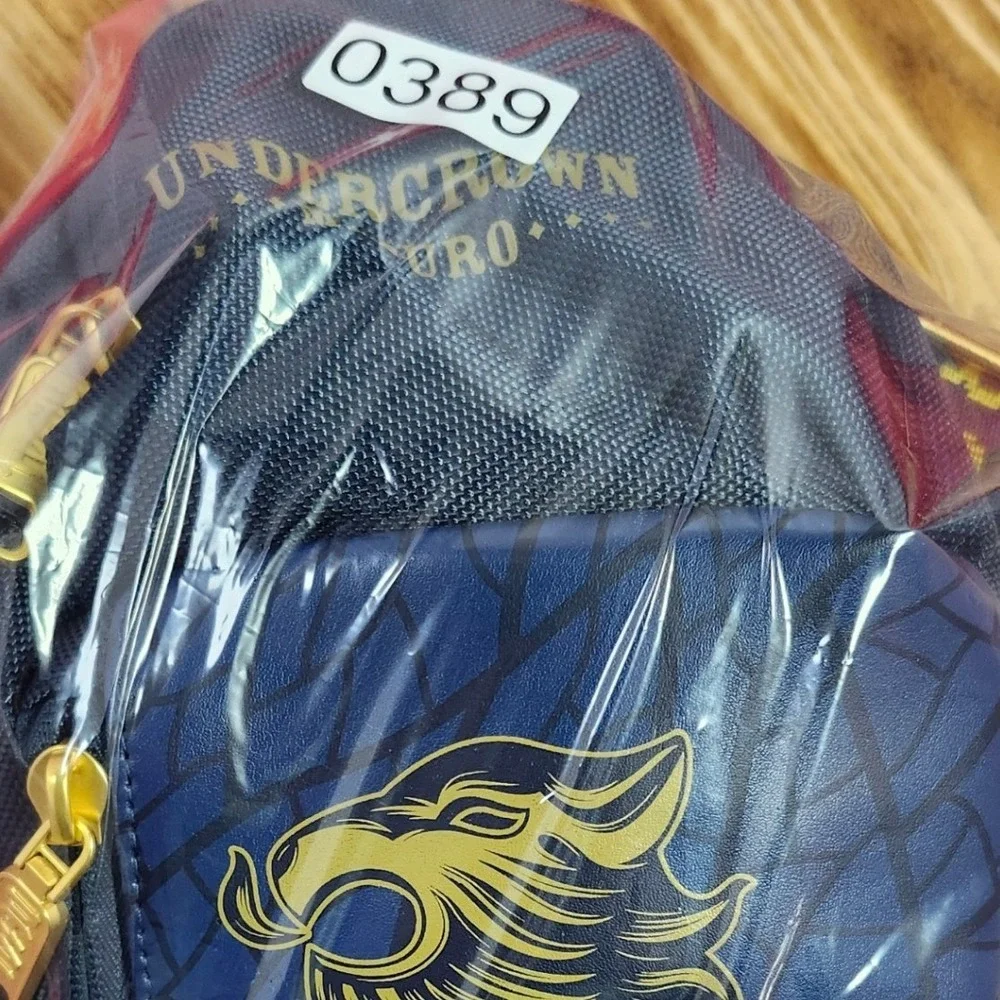Drew Estate Undercrown Maduro Sling Bag Navy Blue Gold Crossbody Pack Mens‎
